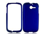 Hard RUBBERIZED Case For Huawei Ascend Y M866 H866C Blue
