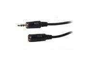 3.5mm Male Jack to Female Socket Extension 1m Cable