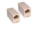 10 Pcs Cat 5e Network Patch Ethernet RJ45 Coupler Joiner Adapter Converters