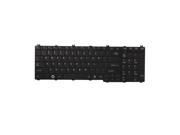 Black Laptop US Waterproof Keyboard For Toshiba Satellite C655 L655 C655D L655D