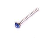 Newest Colorful 24Pcs 9 mm Stainless Rhinestone Steel Round Nose Stud Rings
