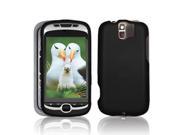 Slide Cell Phone Black Rubber Feel Protective Case Faceplate Cover For HTC G3