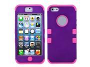 Premium Tuff Case For iPhone 5 1 Pack Grape Electric Pink