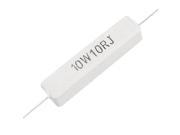 10W 10 Ohm 5% WInding Ceramic Cement Power Resistor x 5