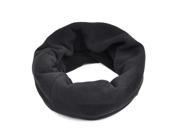 BLACK Snood 4 in 1 Fleece Mens scarf Hood Balaclava Neck warmer Winter Hat