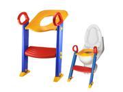 CHILD KIDS TOILET POTTY TRAINER TRAINING CHAIR STEP UP LADDER SYSTEM