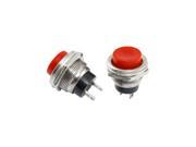 5 pcs SPST Red Round Momentary Push Button Switch 3A 125V 1.5A 250VAC