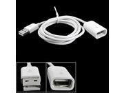 USB A Male to A Female M F Extension Cable White 40