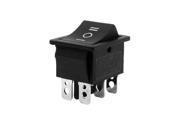 6 Terminals 3 Position ON OFF ON DPDT Boat Rocker Switch 16A 250VAC 20A 125VAC