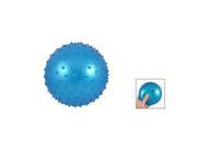 New 6.3 Inflated Diameter PVC Spiky Relaxing Massage Ball Toy Blue for Kids