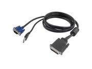 Laptop DVI 30 5 Pin to VGA 15 Pin and USB Adapter Cable Monitor 1.5m Cable