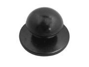 New 4.71mm Screw Black Plastic Cookware Pot Pan Lid Round Knob Replacement