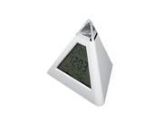 Romantic Pyramid Digital Alarm Clock with Color Changing Night Light Gift