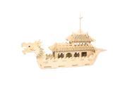 Dragon Boat Model 3D Wooden Construction Kit DIY Puzzle Toy Gift