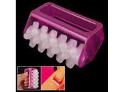 New 72g Fuchsia Handle White Cell Roller Massage Fat Cellulite Control Massager