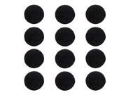 Hot Sale 12 Pcs Practical Round Black Foam Nonslip Legs Pad for Laptop Notebook