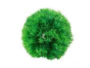Fish Tank Green Plastic Artificial Grass Ball Plant 5.1 Height