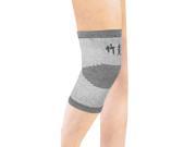 Sports Pullover Style Cotton Blend Stretchy Knee Support Sleeve Gray