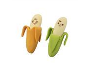 2 x Banana Pencil Rubber Erasers School Office Stationery Kid