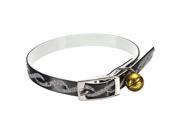 Pet Dog Cat Puppy Soft Safety Adjustable Reflective Tape Collar Necklace W Bell
