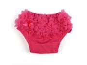 Hot Pink Baby Girl Knickers Ruffle Panties Bloomers Diaper Cover S