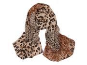 Women Soft Wrap Shawl Animal Print leopard Scarves Stole