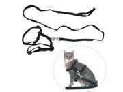 Adjustable Pet Cat Kitten Nylon Lead Leash Harness Set