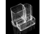 Clear Acrylic Desk Cosmetic Lipstick Brush Holder Makeup Storage Case