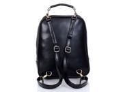Women s Dual Use Backpack Handbag For Faux Leather Rucksack Black