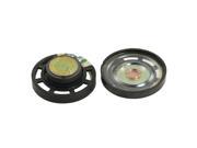 External Magnetic Type Round Plastic Shell Speaker 8 Ohm 0.25W 2 Pcs