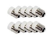 10 E27 Male Plug to E14 Female Socket Base LED Light Lamp Bulb Adapter Converter