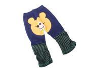 Darkblue Bear Pattern Baby Legging Tights Leg Warmer PP Pants
