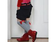 1 6 Years Kids Girls Princess Knee High Socks w Bowknot