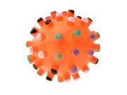 Orange Pet Dog Puppy Toy Chew Squeak Squeaky Small Ball