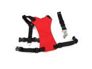 Red S Car Vehicle Auto Seat Safety Belt Seatbelt for Dog Pet