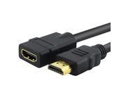 6 Feet HDMI 1.3 M F Gold Extension Cable Link for HDTV