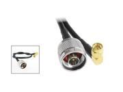 N Male to SMA Male Right Angle Coax Adapter RF Pigtail Cable