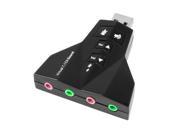 3.5mm Plug USB 2.0 to 3D Virtual Audio Sound Card Adapter 7.1 CH