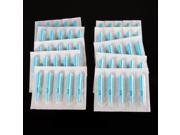 50 x 7RT Blue Disposable Tattoo Machine Nozzle Tube Tips