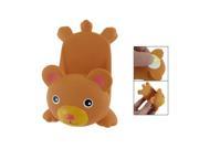Mobile Phone Mp4 Brown Plastic Cartoon Bear Shape Stand Holder