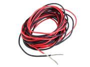 2x 3M 20 Gauge AWG Silicone Rubber Wire Cable Red Black Flexible