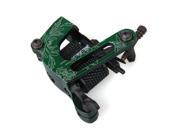 Green Professional Rotary Tattoo Machine Gun for Liner 10 Wrap Coils