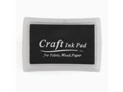 Black Ink Pad Inkpad Rubber Stamp Finger Print Craft Non Toxic Baby Safe
