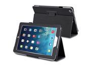 Black Stand Leather Case with For Apple iPad iPad5