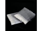100 Pcs Disposable Lip Brush Gloss Wands Applicator Makeup Cosmetic Tool White
