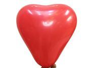 Ruby Red Heart Shaped 11 Latex Balloons x 15