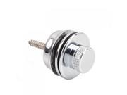 Flat Head Chrome Strap Lock for Electric Guitar