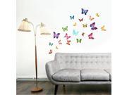 Butterflies Childrens Wall Stickers Mural Art Decor 21 Piece