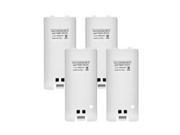 4 x Rechargeable Battery and Quad 4 Charger Dock Kit Wii White