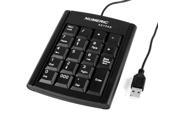 USB 19 Keys Number Keypad Keyboard for Laptop Notebook PC Computer